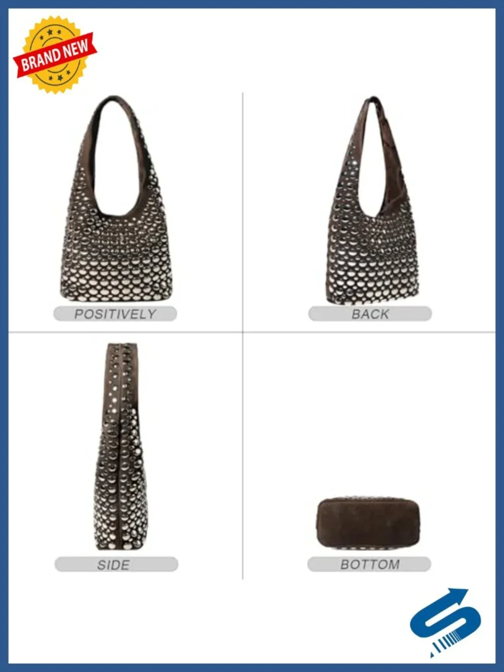Handwoven Vegan Leather Tote Bag with Wristlet